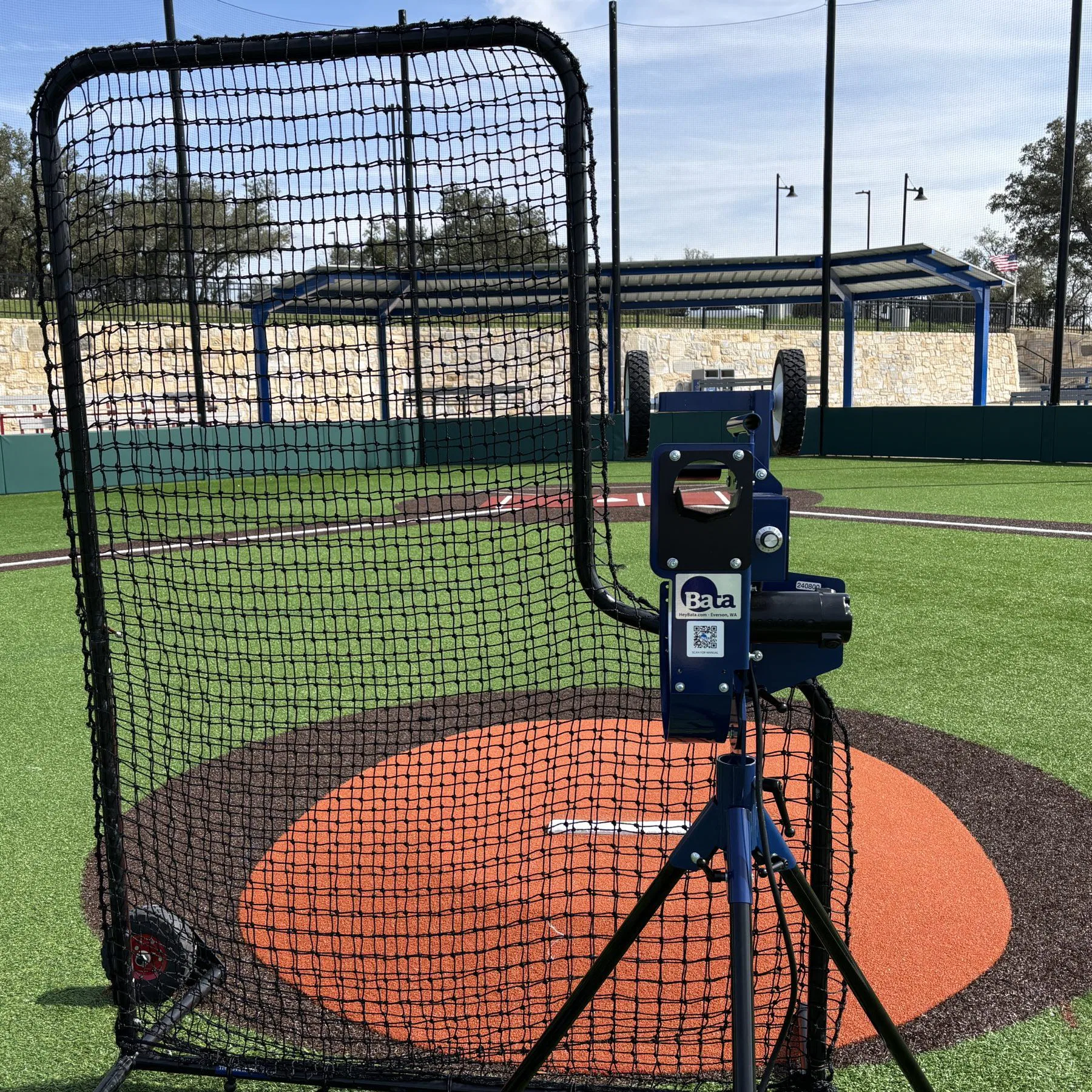 One Wheel Pitching Machine Rental