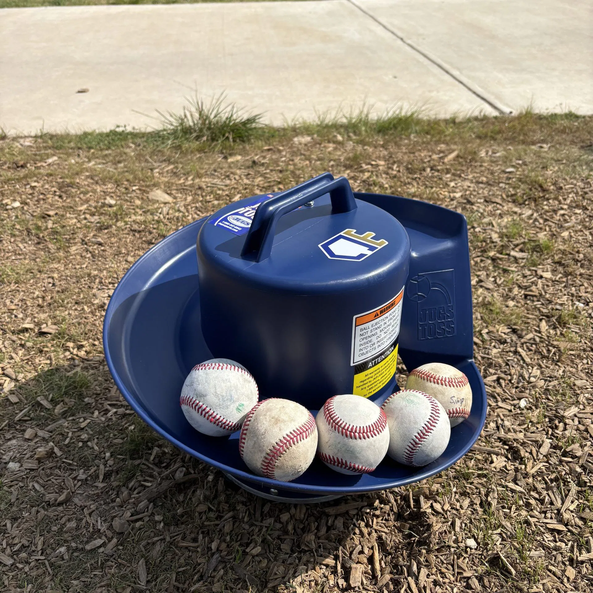 Baseball or Softball Soft Toss machine.