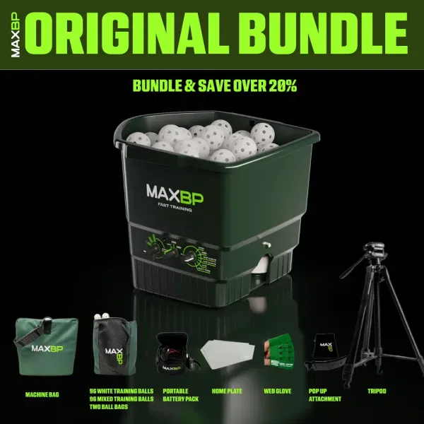 MaxBP Original Pitching Machine Bundle – New