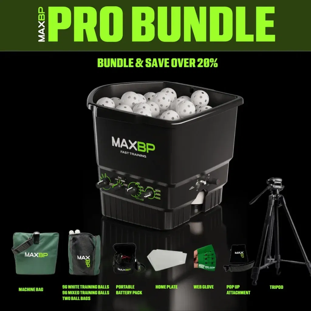 MaxBP Pro Pitching Machine Bundle – New